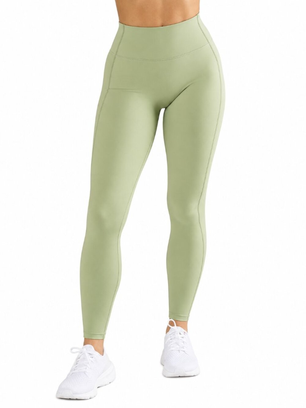 Alphalete Pulse Kinetic Leggings Matcha Green 2XL High Rise Activewear